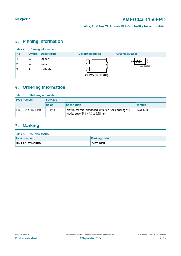 PMEG045T150EPD