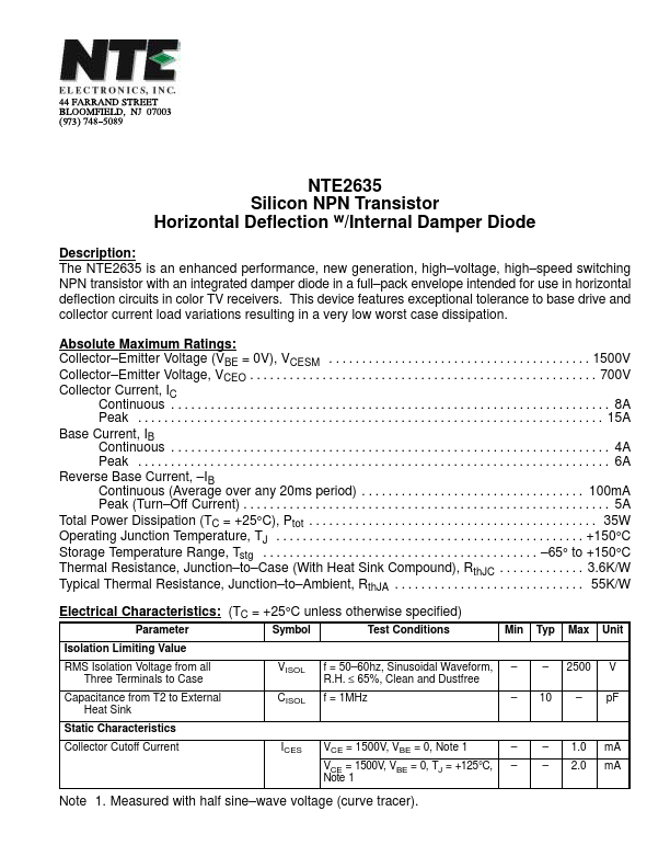 NTE2635