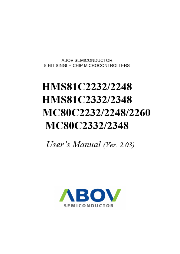 MC80C2248 datasheet page 1 preview