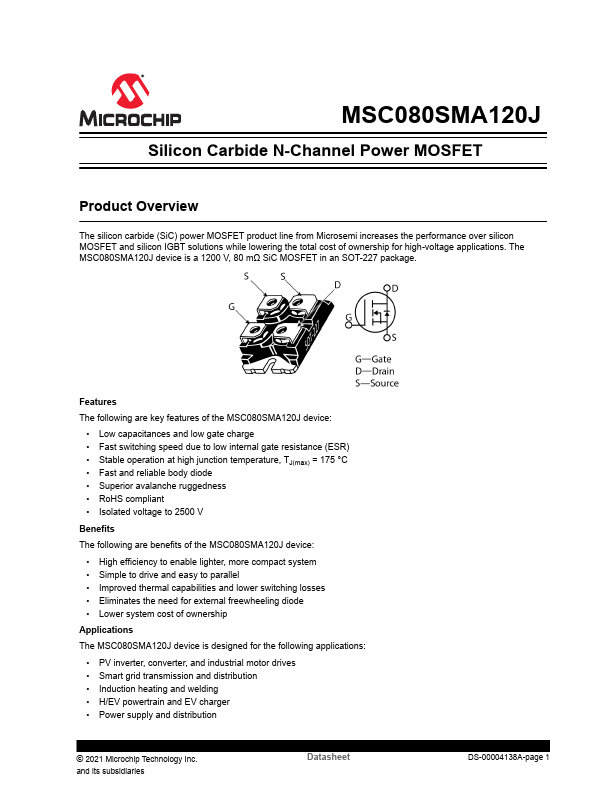 MSC080SMA120J