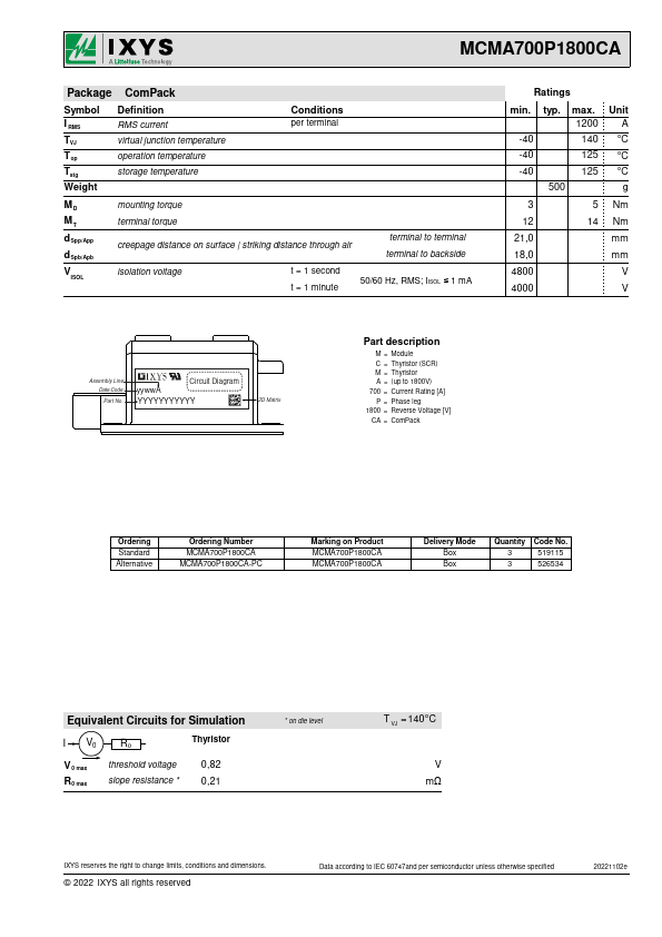 MCMA700P1800CA