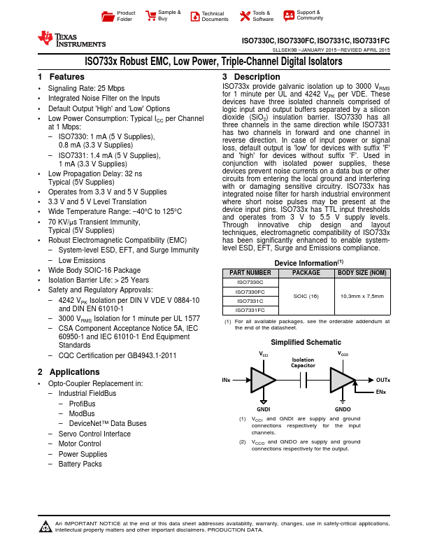 ISO7331FC