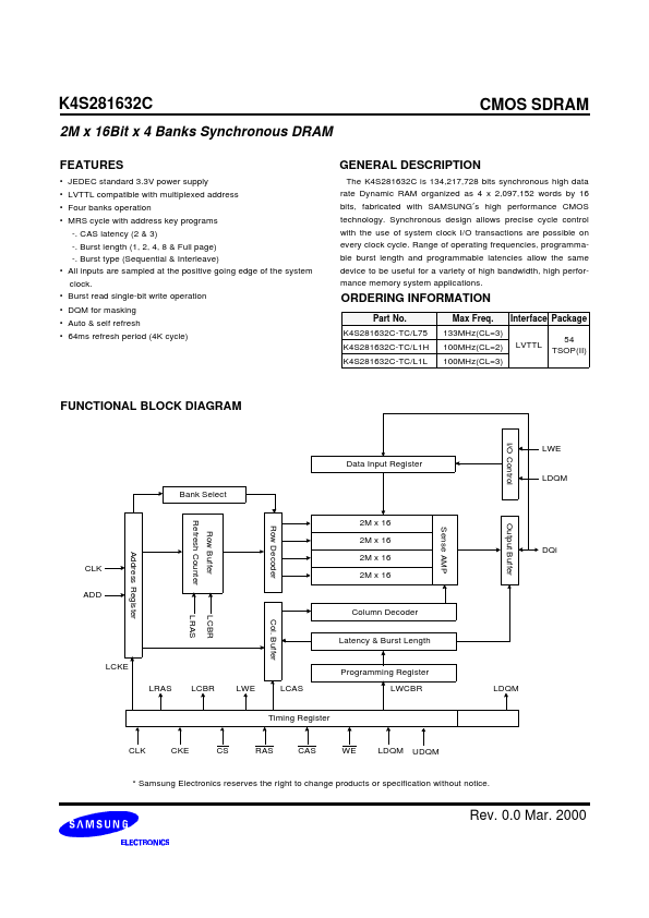 K4S281632C-TC1L