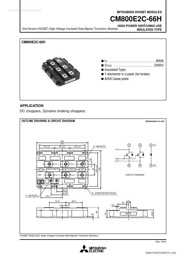 CM800E2C-66H