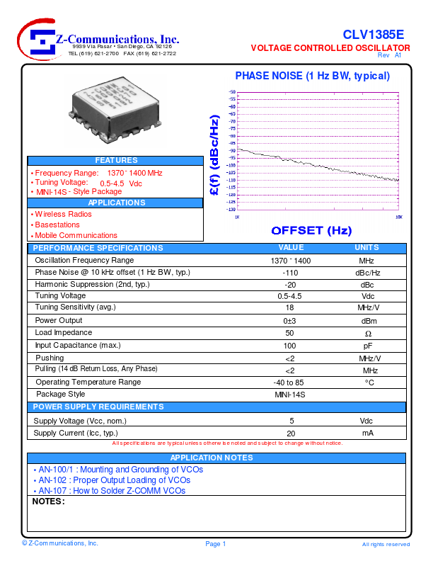 CLV1385E