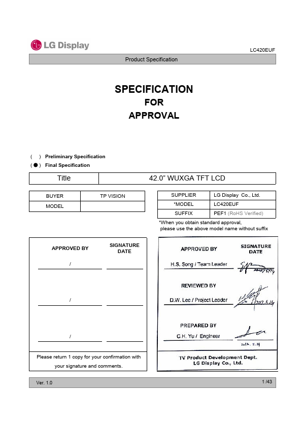 LC420EUF-PEF1