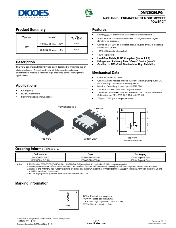 DMN3029LFG