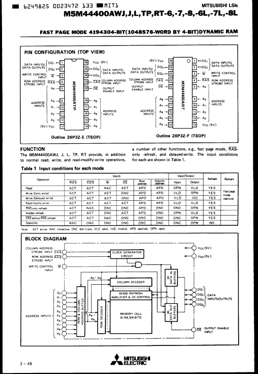 M5M44400ATP-8L