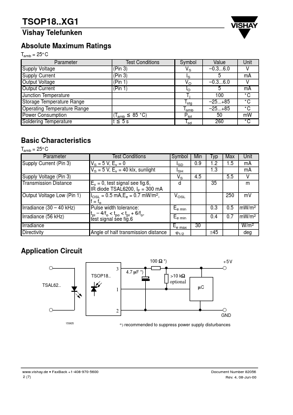 TSOP1856XG1