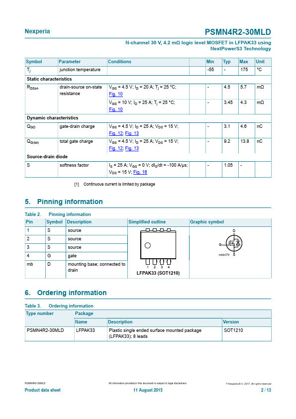 PSMN4R2-30MLD