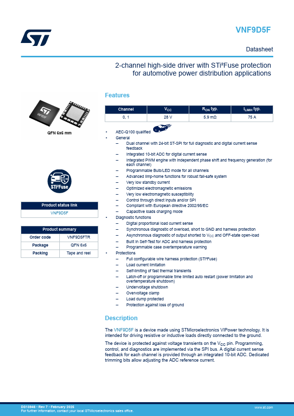 VNF9D5F Datasheet Preview