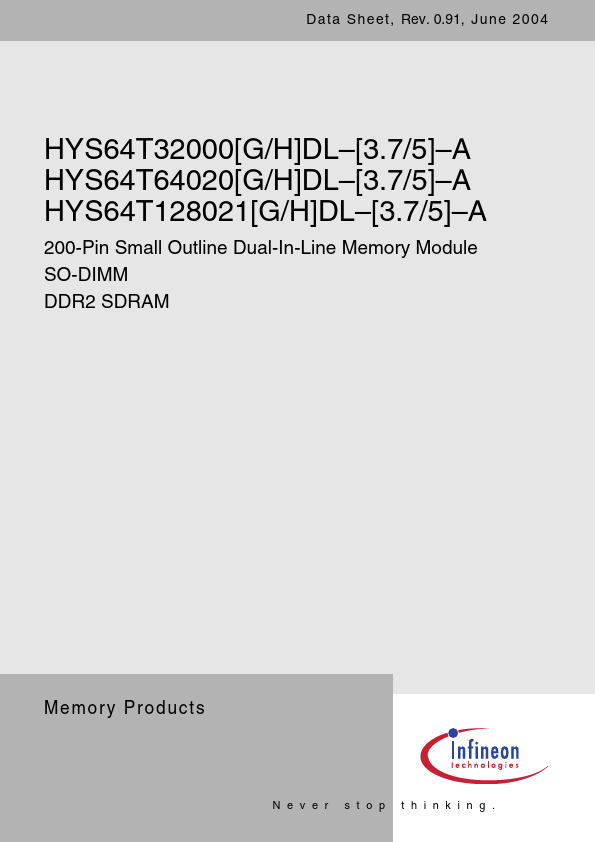 HYS64T128021GDL-37-A