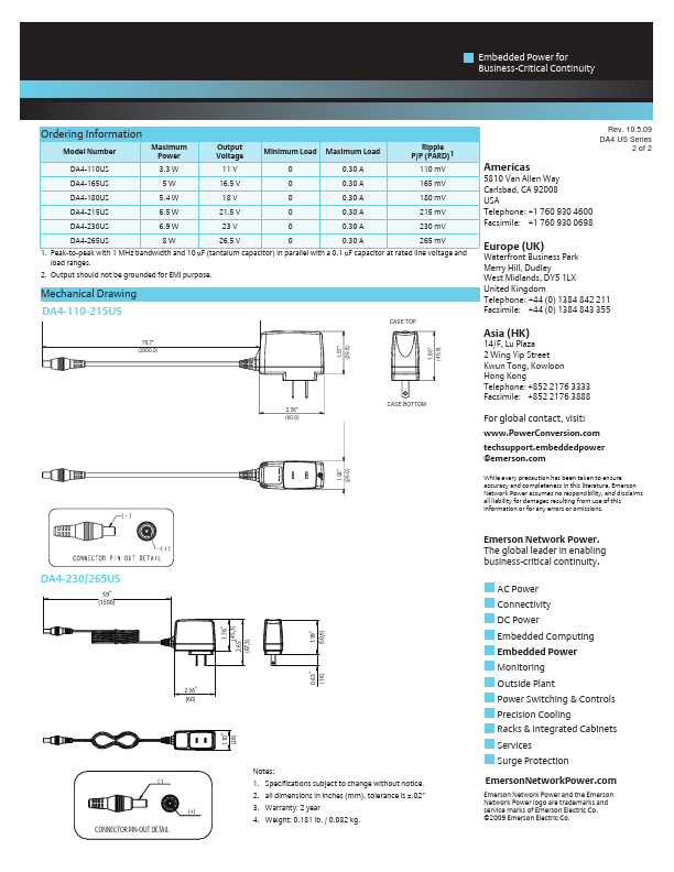 DA4-165US