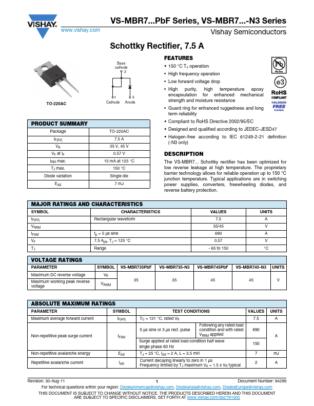 VS-MBR745-N3