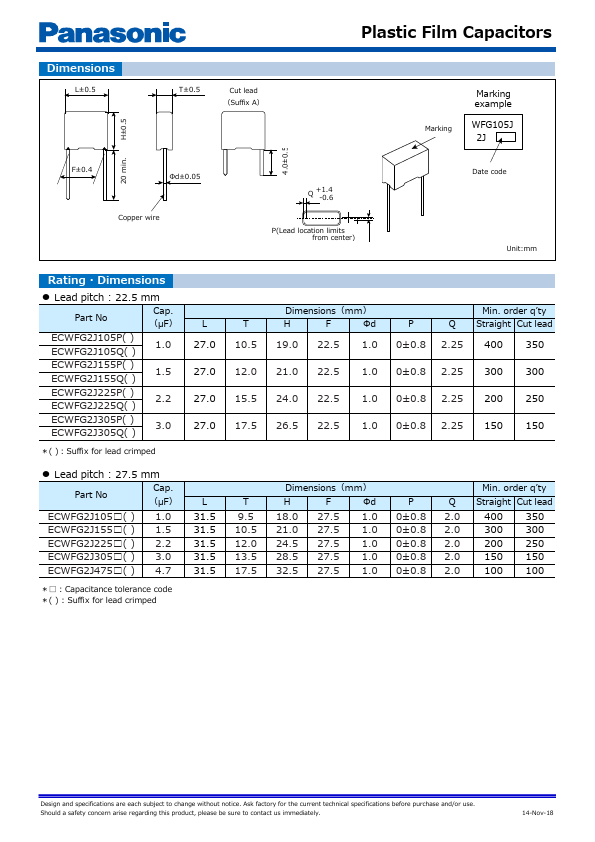 ECWFG2J155P