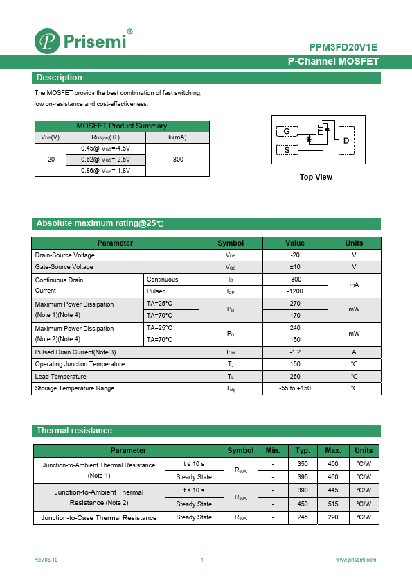 PPM3FD20V1E Datasheet Preview