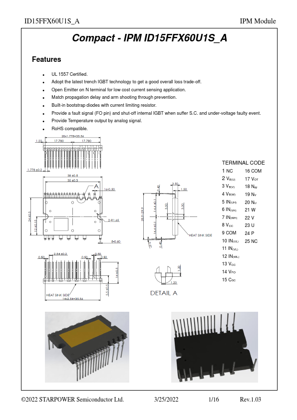 ID15FFX60U1S_A Datasheet Preview