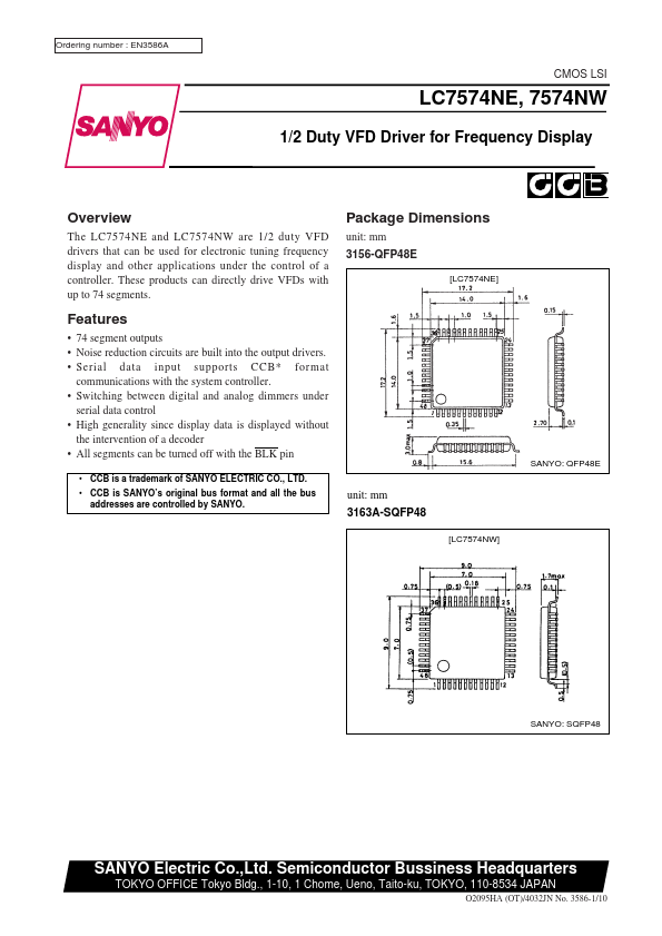 LC7574NE