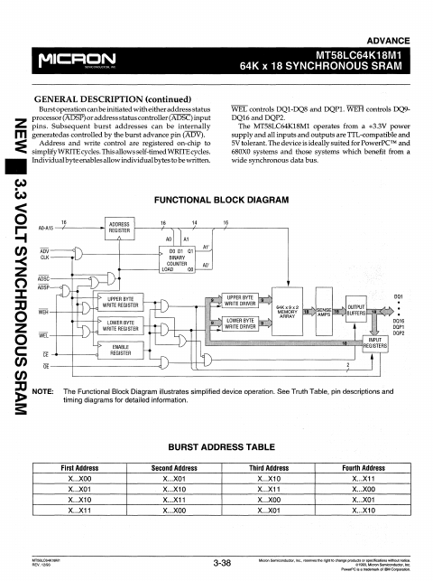 MT58LC64K18M1