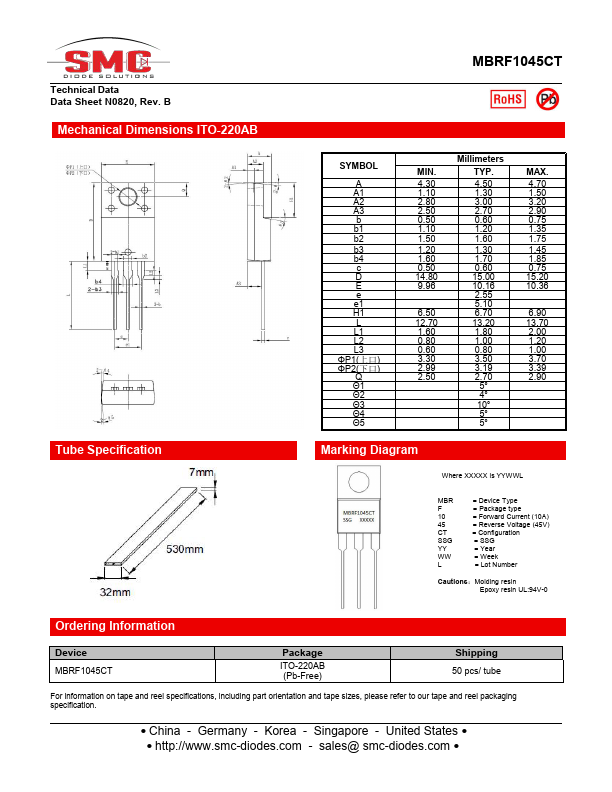 MBRF1045CT