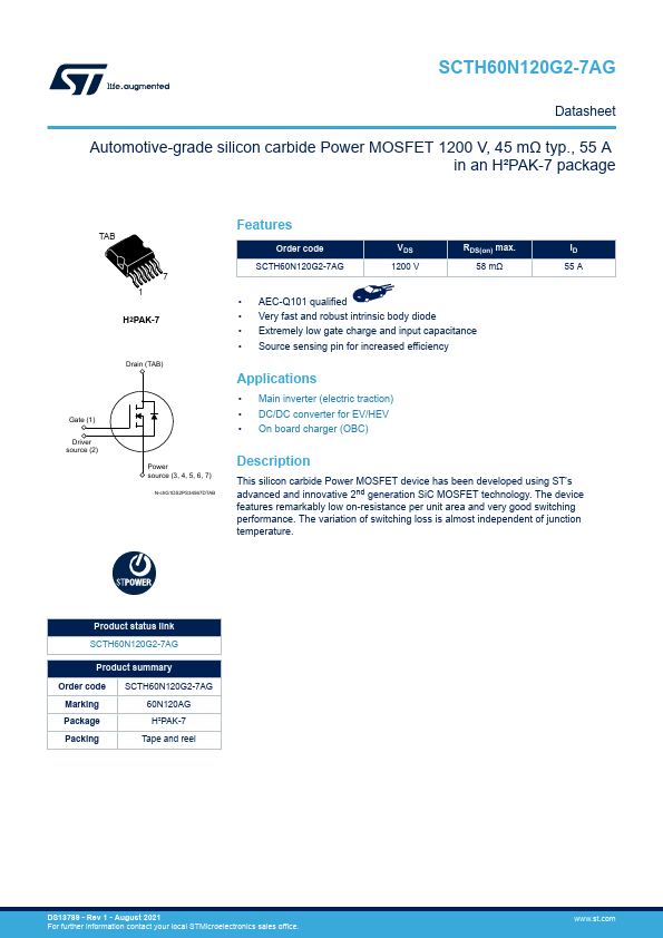 SCTH60N120G2-7AG