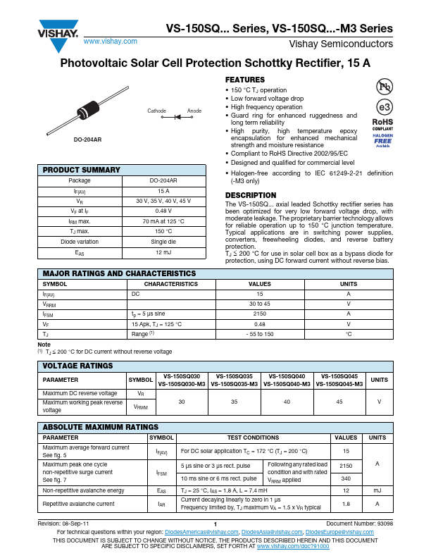 VS-150SQ030-M3