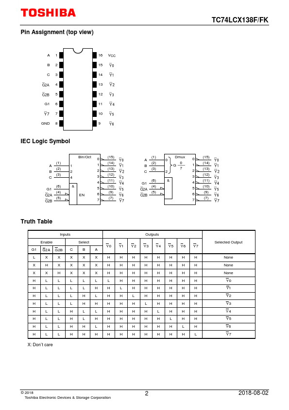 TC74LCX138FK