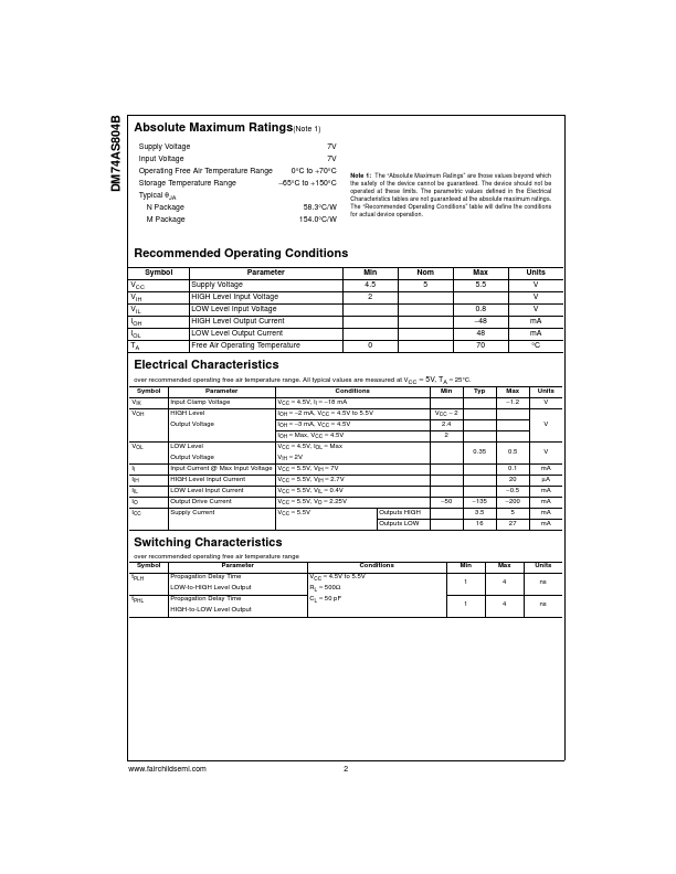 DM74AS804B