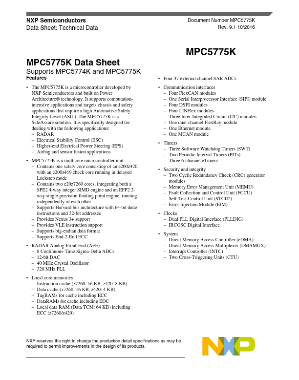 MPC5775K
