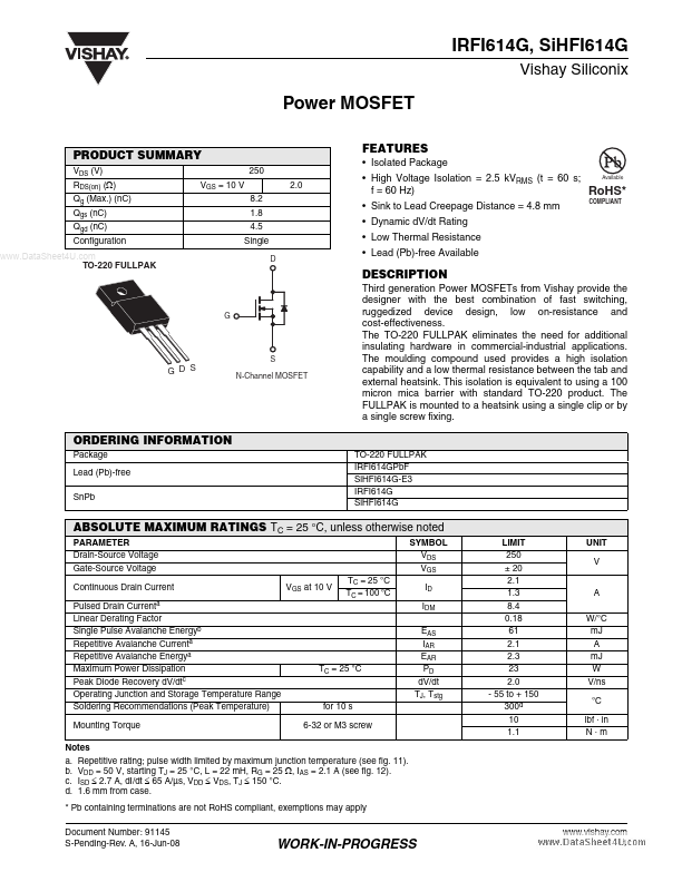 SiHFI614G