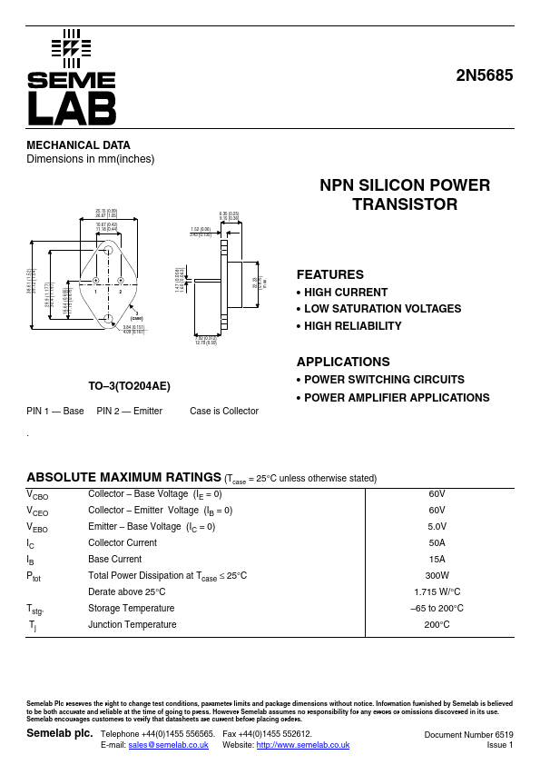 2N5685