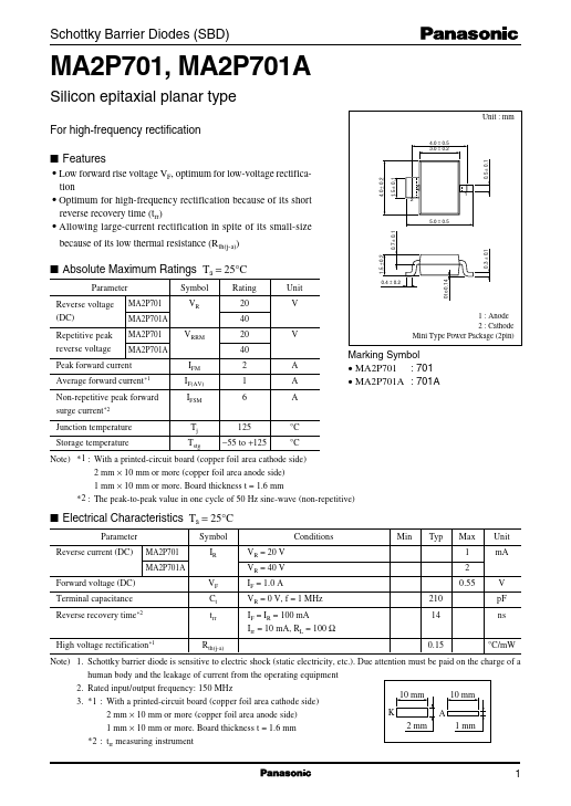 MA2P701A