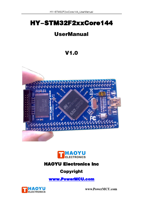 HY-STM32F2xxCore144