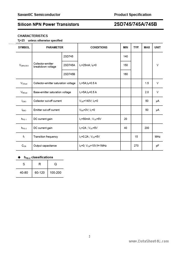 2SD745B