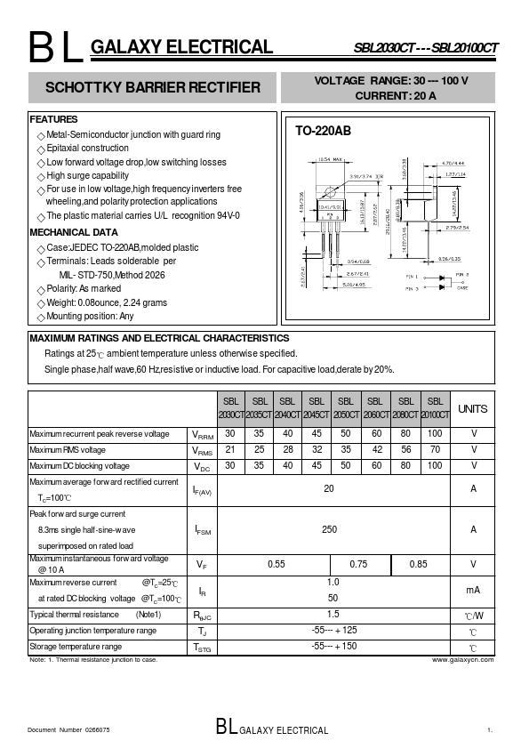 SBL2040CT