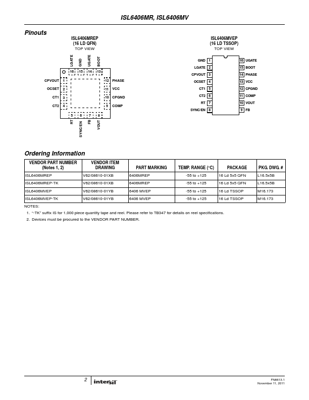 ISL6406MR