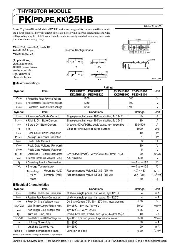 PK25HB160