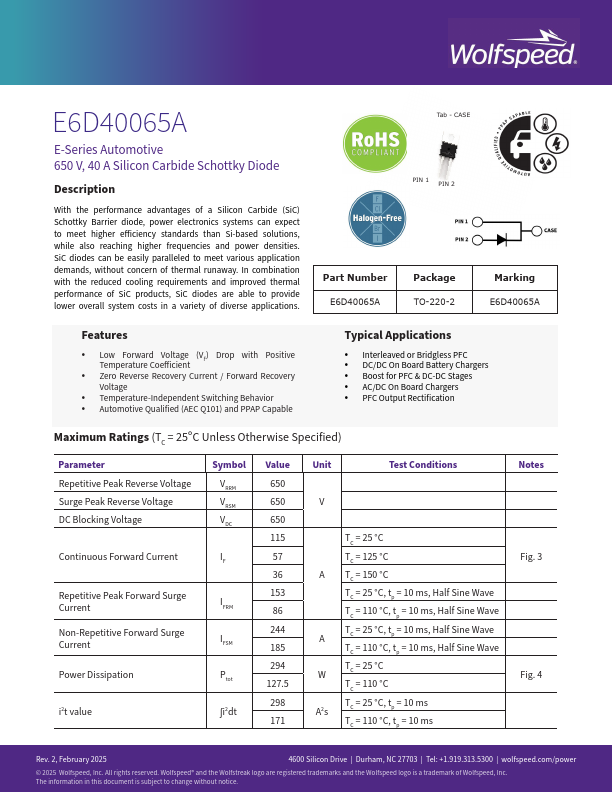 E6D40065A Datasheet Preview