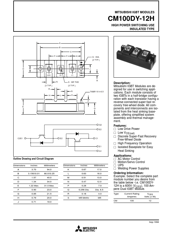 CM100DY-12H