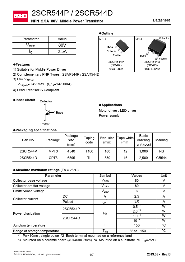 2SCR544D