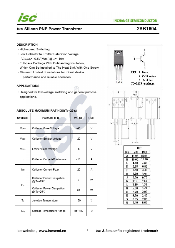 2SB1604