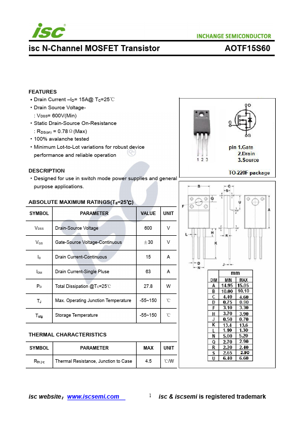 AOTF15S60