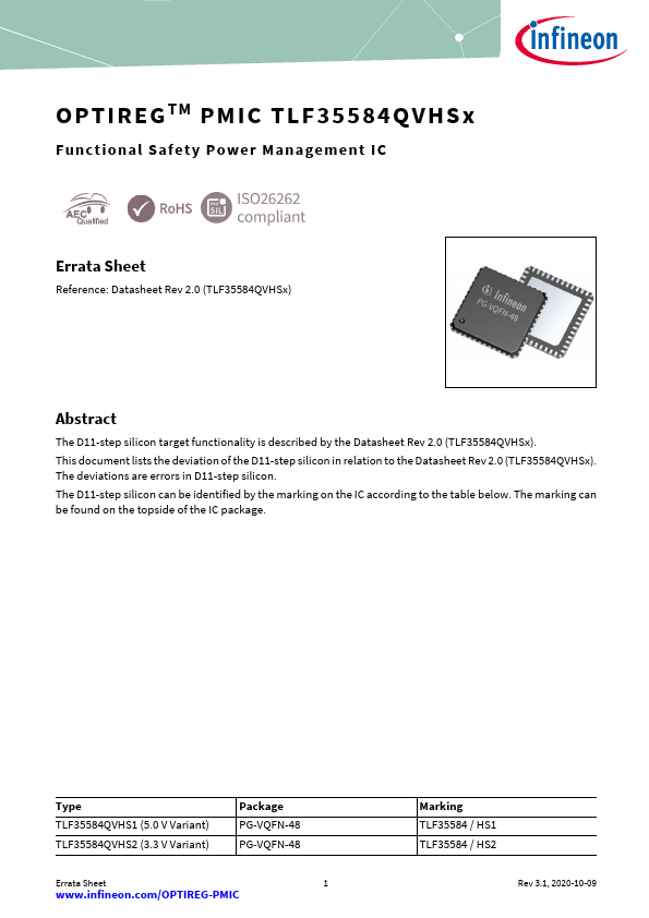 TLF35584QVHS2 Datasheet Preview