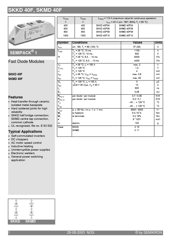 SKKD40F