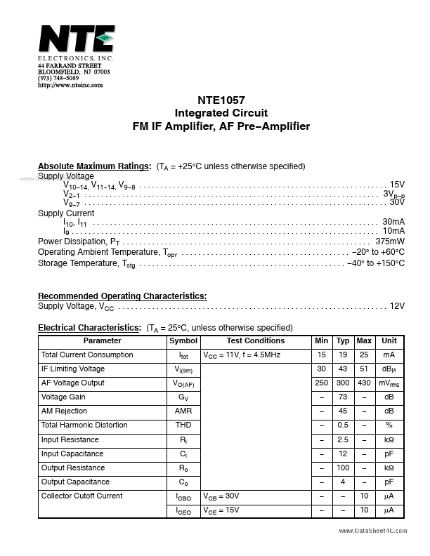 NTE1057