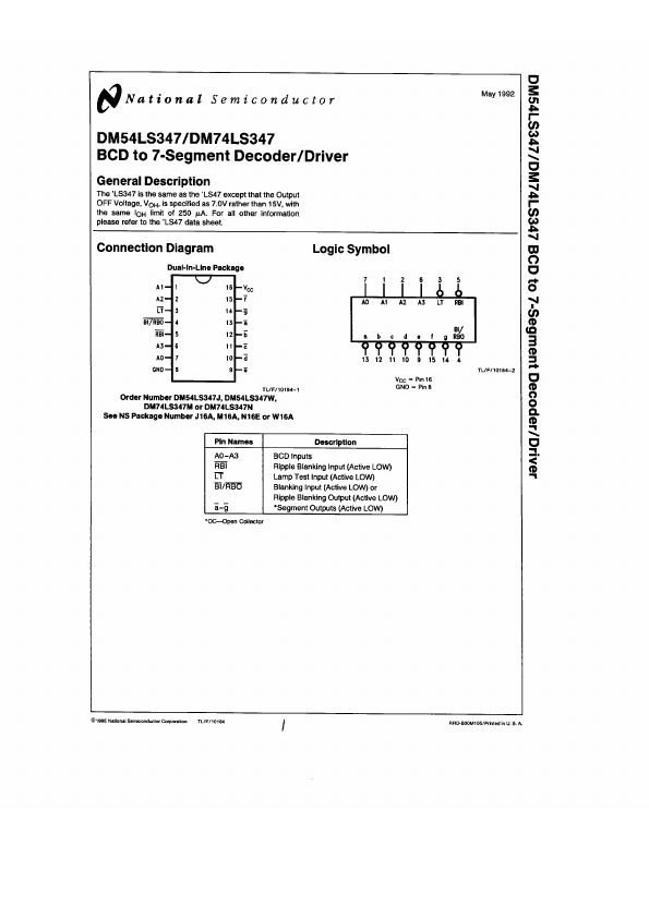 DM74LS347