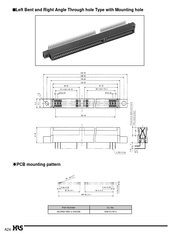 MCR60A-98D-2.54DSB