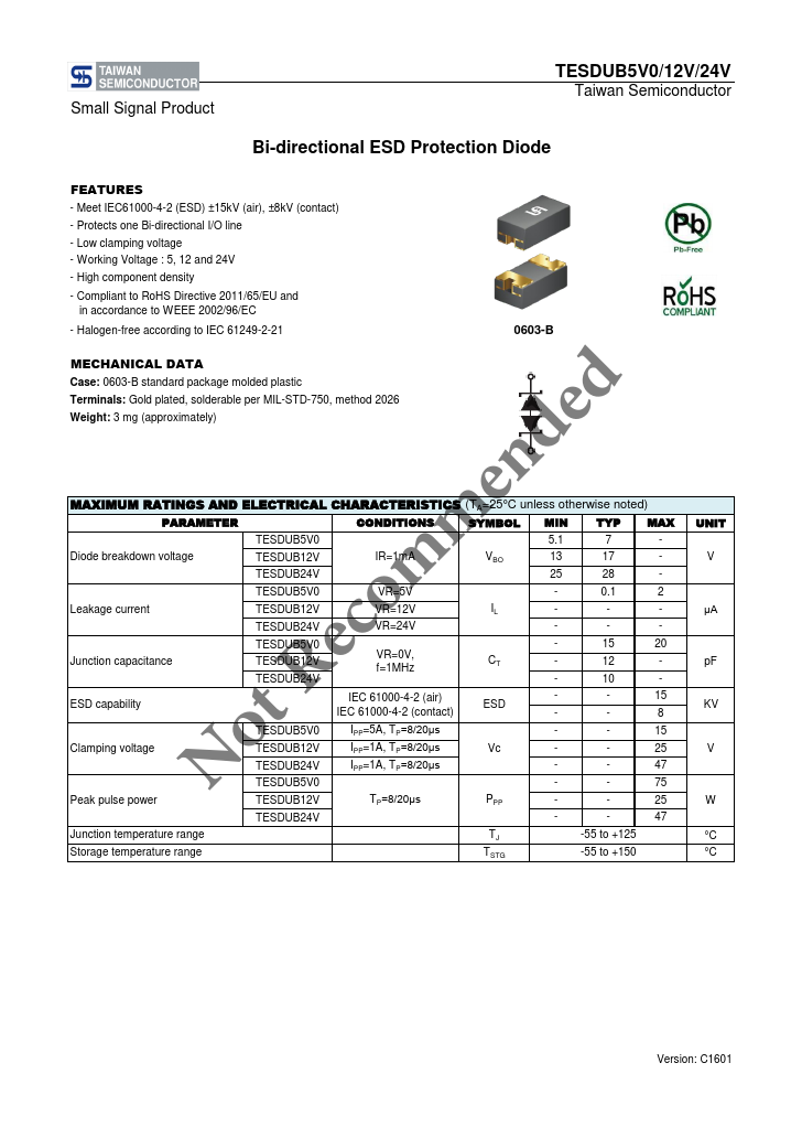 TESDUB12V