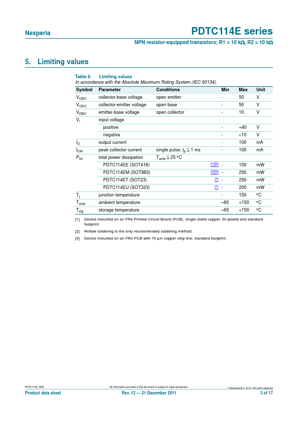 PDTC114EU