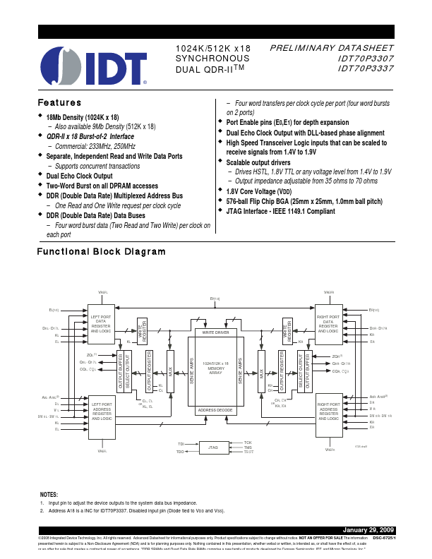 IDT70P3307